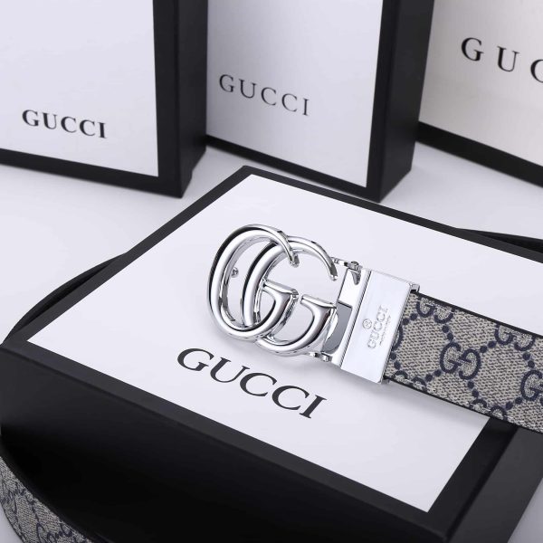 GUCCI GG MARMONT REVERSIBLE BELT BEIGE 627055 92TIN 4075