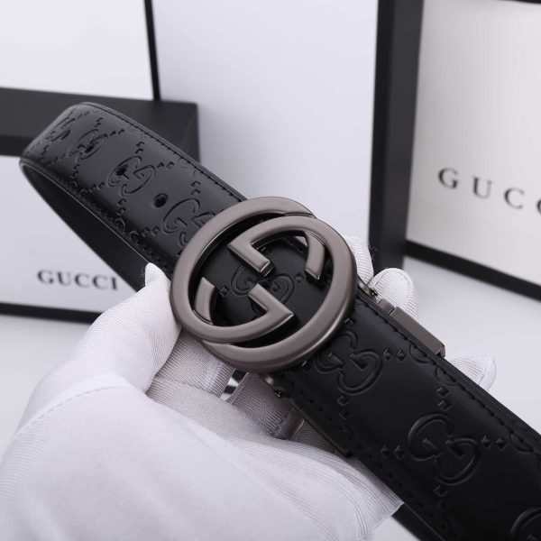 GUCCI GG MARMONT REVERSIBLE BELT BLACK MAXI 774153 AABZA 1000