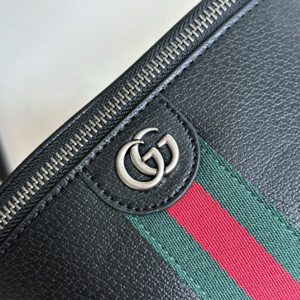 GUCCI OPHIDIA SMALL BELT BAG BLACK 30CM ‎839106 AAE1B 1043