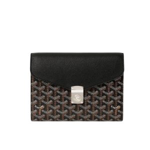 GOYARD CHYPRE WALLET POUCH BLACK 21CM CHYPRPPMLTY33CL33P