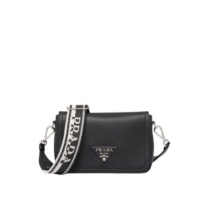 Prada Small Shoulder Bag In Black 23cm