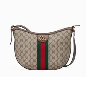 Gucci Ophidia GG Small Shoulder Bag Beige And Ebony 30Cm