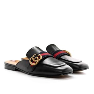 Gucci Women’S Princetown Slipper Double G Black