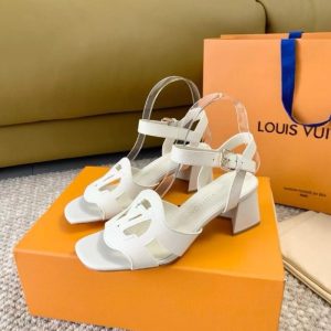 New LUV High Heel Shoes 002 - White Version 2