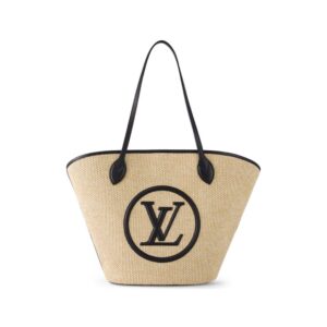 Louis Vuitton Saint Jacques Raffia Tote Bag Beige  57Cm M59808