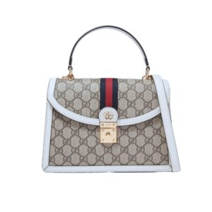 Gucci Ophidia Small Jumbo GG Bag White 25Cm