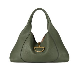 Gucci Softbit Maxi Shoulder Bag Green 46Cm