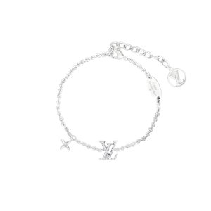 Louis Vuitton Lv Iconic Enamel Bracelet Silver M02752