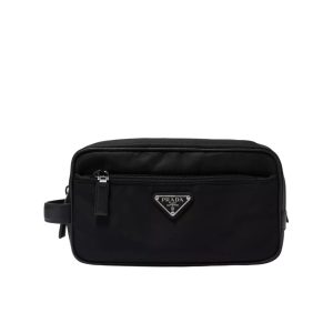 Prada ReNylon and Saffiano  Travel Black 22Cm