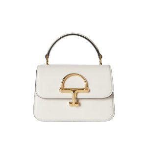 Gucci Siena Small Top Handle Bag Ivory Leather 19Cm