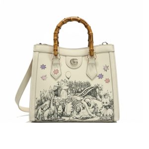 Gucci Yuko Higuchi Diana Medium Tote Bag White 27Cm