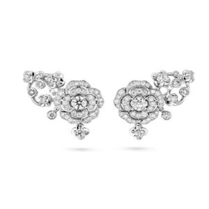 CHANEL BOUTON DE CAM??LIA HANGING EARRINGS