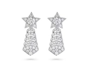 CHANEL LUNE DE CHANEL SINGLE CLIP EARRINGS