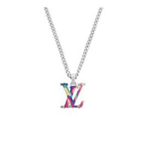 LV Psychedelic Necklace Rainbow