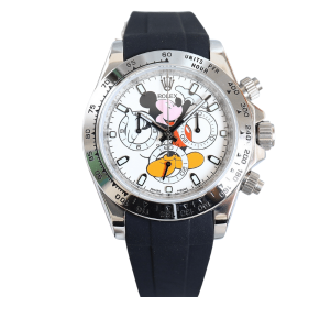 Rolex Cosmograph Daytona Mickey Mouse White Dial 40Mm