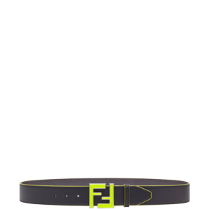 FENDI LEATHER BETL NEON GREEN 40MM