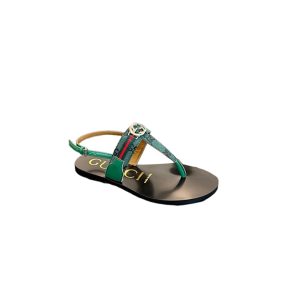 GUCCI Women's Interlocking G Web sandal 384816