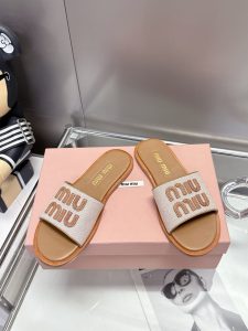Miu Miu Sandals in Canvas