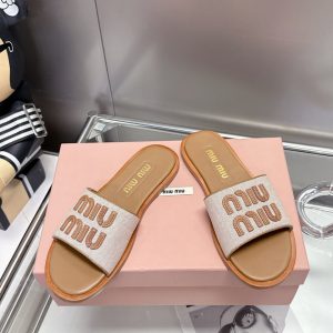 Miu Miu Sandals in Canvas